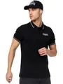 Lonsdale Herren Poloshirt schmale Passform CAUSTON XXXL, Black