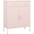 Lagerschrank Rosa 80x35x101,5 Cm Stahl - Vidaxl