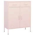 Lagerschrank Rosa 80x35x101,5 cm Stahl    