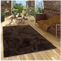 Pergamon Fellteppich Fellteppich Luxus Super Soft Plush, Rechteckig, Höhe: 25 mm silberfarben 90 cm x 160 cm x 25 mm