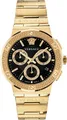 Versace Herren Uhr Armbanduhr Chronograph GRECA LOGO VEZ900421 Edelstahl