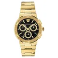 Versace Herren Uhr Armbanduhr Chronograph GRECA LOGO VEZ900421 Edelstahl