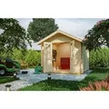 Skan Holz Holz-Gartenhaus Palma 3 Natur 250 cm x 300 cm