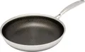 Henssler Edelstahlpfanne 20cm HSN | Bratpfanne Induktion | Antihaft | Backofenfest 230°C | Mehrschichtsystem