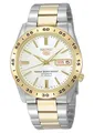 Automatikuhr " 5", Armbanduhr, Mechanische Uhr, Herrenuhr, Damenuhr, Datum silberfarben-goldfarben