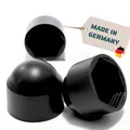 Yourkon - Sechskant Abdeckkappe, M6 Schlüsselweite 10mm, 1 Stück, Schwarz, Schutzkappe für Schrauben UV-beständig, wetterfest, umweltfreundlich