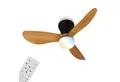 Briloner Leuchten LED Deckenleuchte LUFITO, Ventilatorfunktion, LED fest integriert, warmweiß - kaltweiß, 78x26 cm, Schlafzimmer, Wohnzimmer, Esszimmer, Flur, Küche