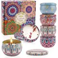 4er Duftkerzen Geschenkset Sojawachs Kerzenset Aromatherapie