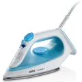 Braun TexStyle 1 SI 1050 Dampfbügeleisen Anti-Tropf SuperKeramik Sohle blau/weiß