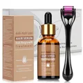 Dermaroller Set 0,5mm Microneedling Haarserum Anti-Haarausfall Pflege