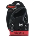 Nobby® Hunde flexi NEW CLASSIC Gurt M Schwarz 5 Meter
