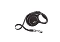 flexi NEW CLASSIC Gurt schwarz M 5 m Rollleine Flexileine Hund Leine bis 25 kg