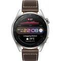 HUAWEI Watch 3 Pro titanium gray/brow - Braun