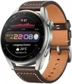 Huawei Watch 3 Pro, Smartwatch titan, Armband: Brown, Leder Smartwatch