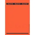 Leitz PC-beschriftbare Rckenschilder selbstklebend, Papier, lang, breit, 75 Stck, rot