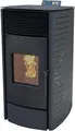 NEMAXX® P12 Pelletofen 13,6 kW  bis 300 m³ – Auto-Reinigungszyklus, ECO-Modus, Wochenprogramm & mechanische Reinigungsunterstützung – Schwarz