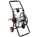 NEO TOOLS Garten Schlauchwagen bis 60 m Gartenschlauch (1/2") - Schlauchtrommel aus Metal | Verhindert Schlauchknicken, Stabil und Langlebig, Rutschfester und Klappbarer Griff, Metallrahmen