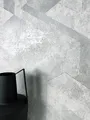 NEWROOM Tapete Grau Vliestapete Glänzend - Betonoptik Modern Silber Beton Putz Betonwand Industrial Glänzend Grafisch inkl. Tapezier-Ratgeber