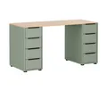 Tchibo - Schreibtisch »Elma« - 140x55,5x73cm - schwarz - Holz / Metall / Kunststoff