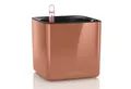 Lechuza® Kräutertopf Pflanztopf CUBE Glossy 14 spicy copper highgloss