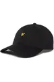 Lyle & Scott Baseball Cap, 100 % Baumwolle, Mit Verstellbarem Riemen, Schwarz