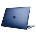 Fintie Hülle Kompatibel mit MacBook Pro 13 (2016-2022) A2338(M2/M1)/A2289/A2251/A2159/A1989/A1706/A1708, Ultradünne Hartschale Schutzhülle, Blau(Matt)