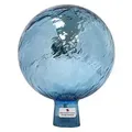 ELIAS Glashütte Rosenkugel Venezia, verspiegelt, ca. Ø15 cm, Hellblau