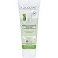 LOGODENT Zahnpasta Extra Frische daily care, ohne Fluorid, mit Pfefferminzgeschmack, 75ml