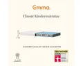 Kindermatratze Emma Kindermatratze, atmungsaktiv & waschbar bei 60°C, Emma, 11 cm hoch, (1-tlg), 60 x 120cm & 70 x140cm, Stiftung Warentest " SEHR GUT (1,5)" getestet