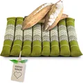 livasia Sitzkissen Stuhlauflage klein - 35x35x4,5cm - Bodenkissen gesteppt Indoor/Outdoor, Meditationskissen Yogakissen, Stuhlauflage Palettenmöbel, Steppkissen für Stuhl und Bank (Grün)