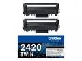 Brother Toner black TN2420 je ca. 3.000 Seiten, Doppelpack