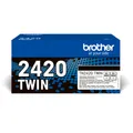 Brother Toner Doppelpack TN-2420TWIN (ca. 2x 3000 Seiten), 2er Set, BRANDNEU