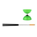 Henrys J04052-06 - Yo-Yo, Diabolo Vision Free Set, inklusive Handstäbe, grün