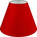 Wogati® Premium Lampenschirm E14/E27 Baumwolle | verschiedene Größen & Farben | Farbe: Rot/Größe: M | Lampenschirm Stehlampe + Lampenschirm Hängelampe + Lampenschirm für Tischlampe