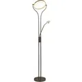vidaXL Stehlampe 18 W Silbern 180 cm Dimmbar 282415