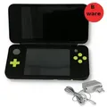 Nintendo New 2DS XL Konsole in Schwarz Apfelgrün + original Ladekabel #34B