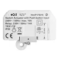 Homematic IP Smart Home Schaltaktor mit Tastereingang (16 A) – Unterputz, steuert Geräte und Leuchten per App, Alexa & Google Assistant, Energie sparen, 154346A0