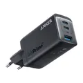 ANKER INNOVATIONS - Anker 735 - Netzteil - 65 Watt - 5 A - Anker PowerIQ 4.0 - 3 Ausgabeanschlussstellen (USB Typ A, 2 x