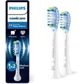Philips Aufsteckbürsten Sonicare C3 Premium Plaque Defence, HX9042/87, Standard, weiß, 2 Stück
