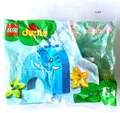 LEGO® 30333 DUPLO Mein erster Elephant, 2 Blumen, ab 1,5 Jahre + Elefant Polybag