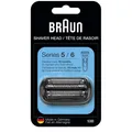 1 Pack Braun 53B Cutterkopf & Ersatzfolie - Serie 5/6 Rasiergeräte, Schwarz