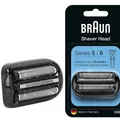 Braun 53B Ersatzfolie mit Cutterkopf - passend für Serie 5 & 6 Rasiergeräte