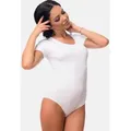 Evoni Stringbody Damen Kurzarmbody weiß XXL(44)