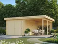 Fjordholz Garage Ken 28 mit Seitendach