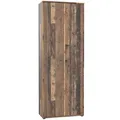Schrank Tegan 1 Old Wood Vintage 74x198x35 cm Büroschrank Büro Aktenschrank