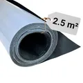 HSS EPDM Dachfolie Selbstklebend – 2.5m² KSK Dachbahn für Gartenhaus & Carport – UV Beständig & Wasserdicht – 1,3mm Stark – 50cm x 5m – Schwarz