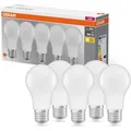 OSRAM LED-Lampe Base Classic A, E27, 8W ersetzt 60W, warmweiß, 5 Stück