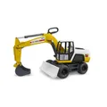 Bruder 03413 Mobilbagger Gelb Weiß Baufahrzeug Sandfahrzeug