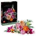 LEGO Botanicals Schöner Rosafarbener Blumenstrauß - Blumendeko 10342