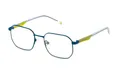 FILA Brillengestell (Model VFI702L) für Unisex, Geometric, gefertigt aus Stainless steel (inklusive Brillenetui)